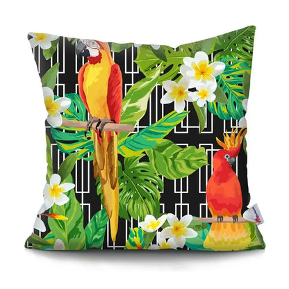 parrot pillow cover 