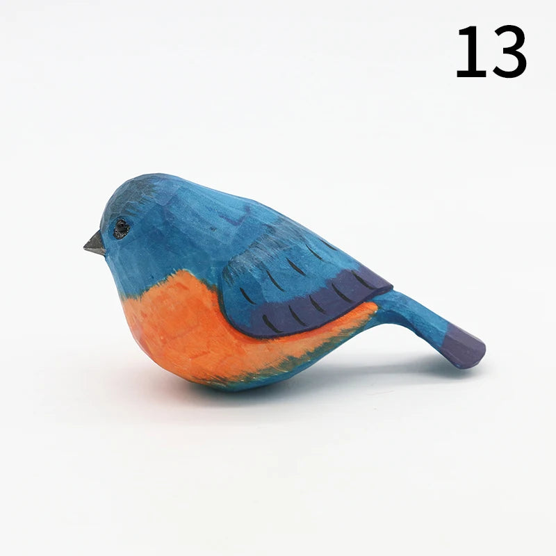 Small wooden birds