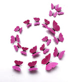 pink butterfly decals