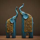 Resin elephant statues