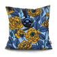yellow floral cushion cover
