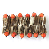 red head birds