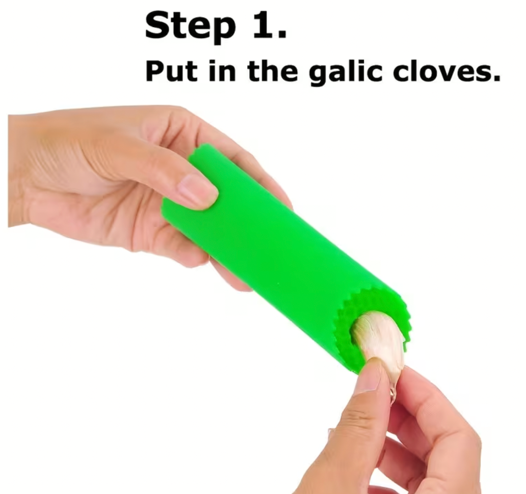 Silicone Garlic Peeler – Black (Clearance)