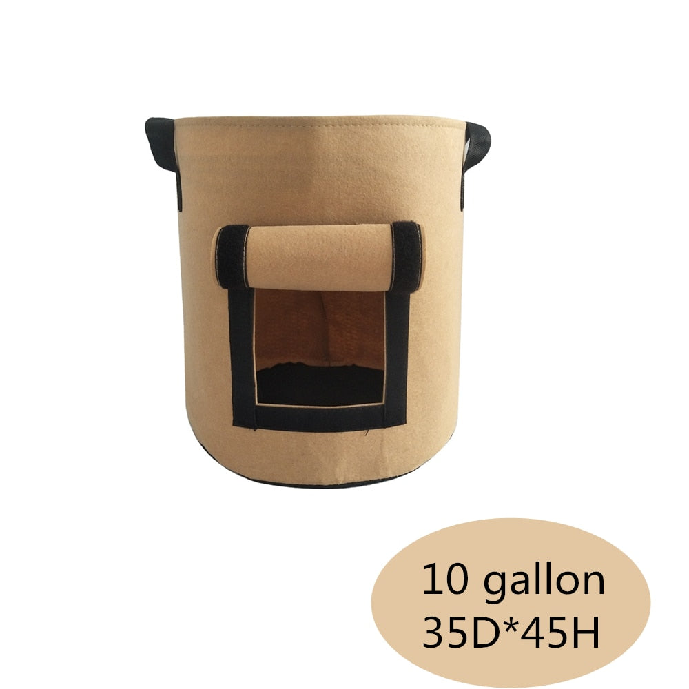 Side window grow bags