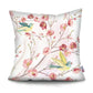 pink floral square cushion cover