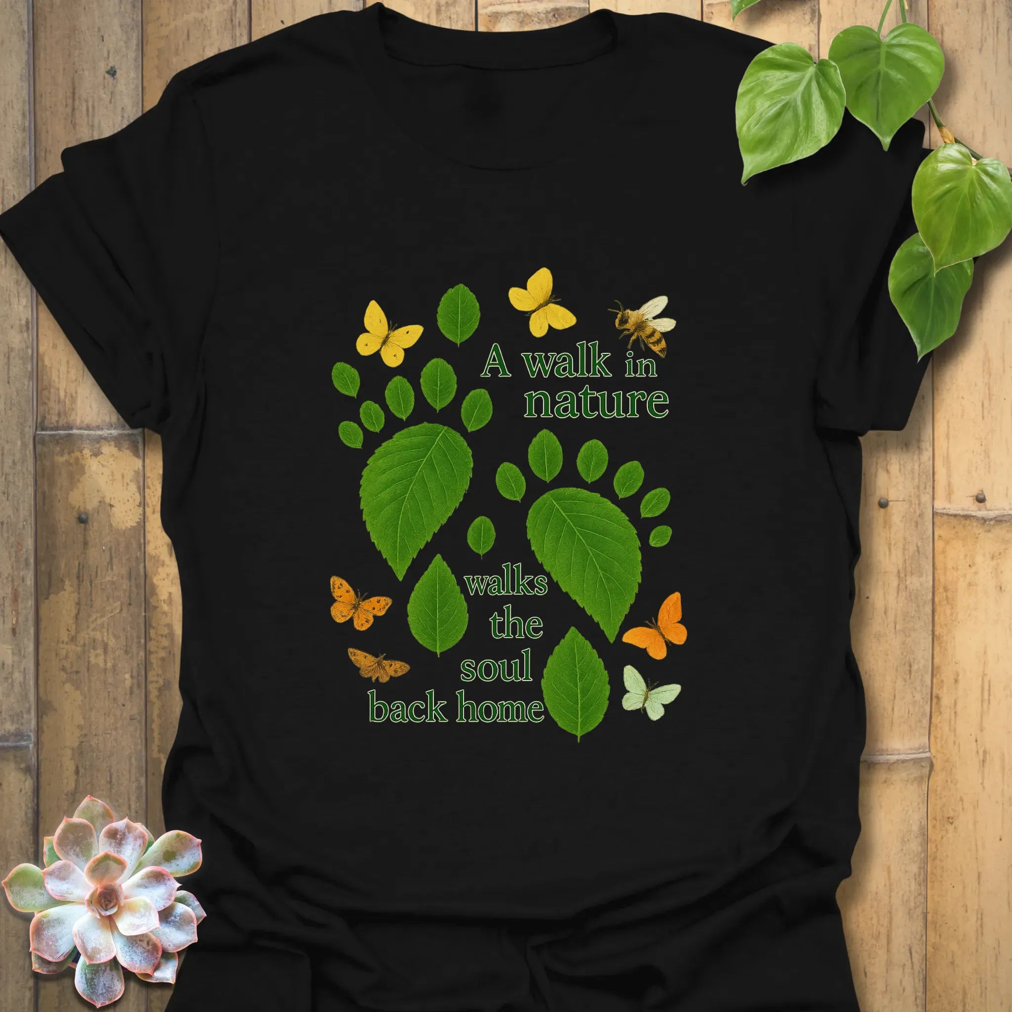 A Walk In Nature T-shirt Black / S T-Shirt