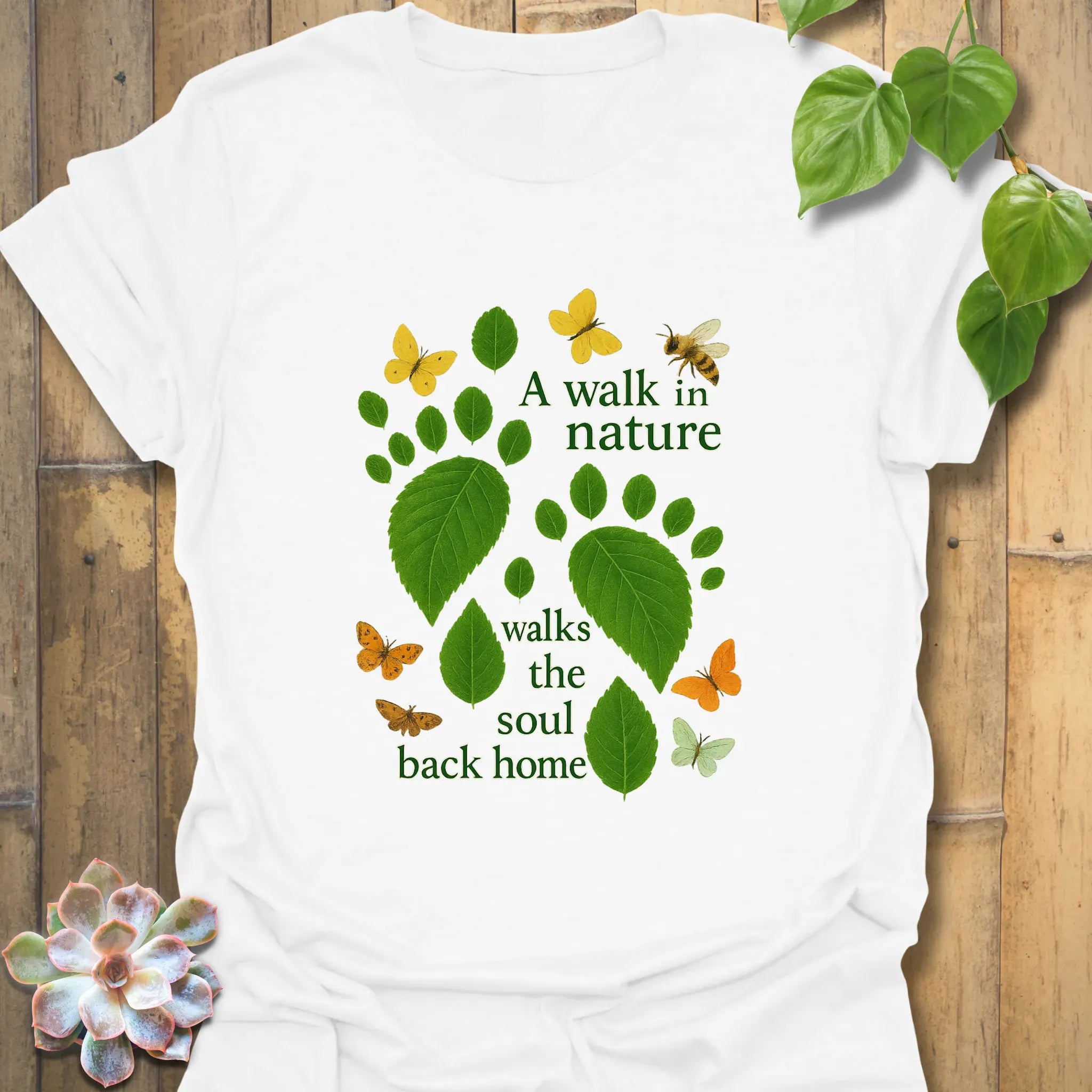 A Walk In Nature T-shirt White / S T-Shirt