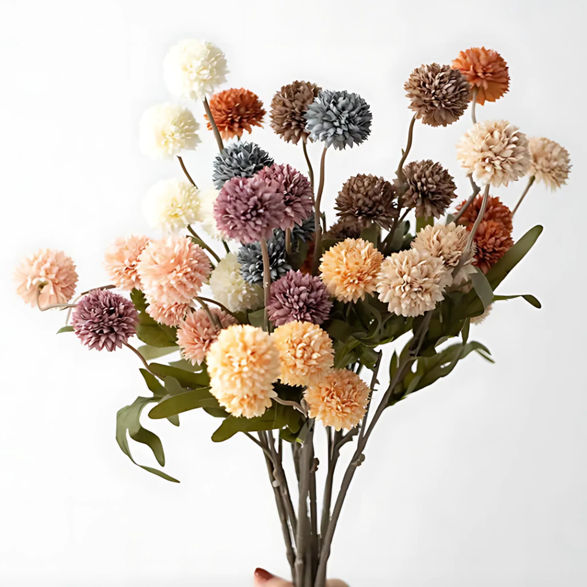 Artificial Dandelion Bouquet - 5 Heads for Wedding & Decor Artificial Plants