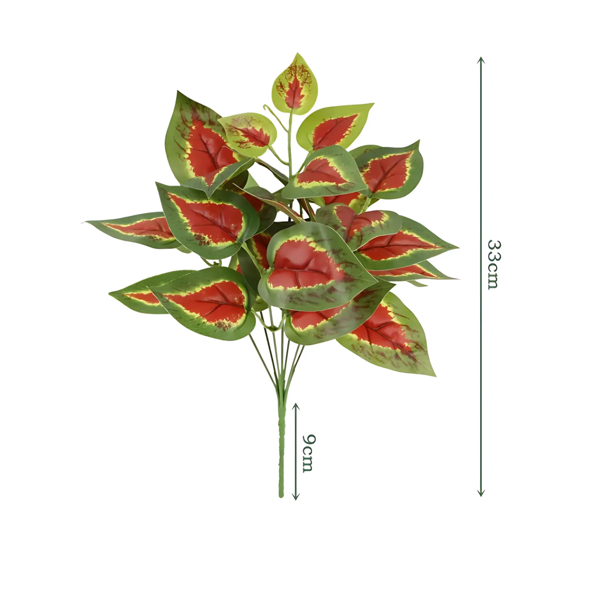 Artificial Dieffenbachia Plant - Lush Greenery for Home Decor Red perilla Artificial Plants