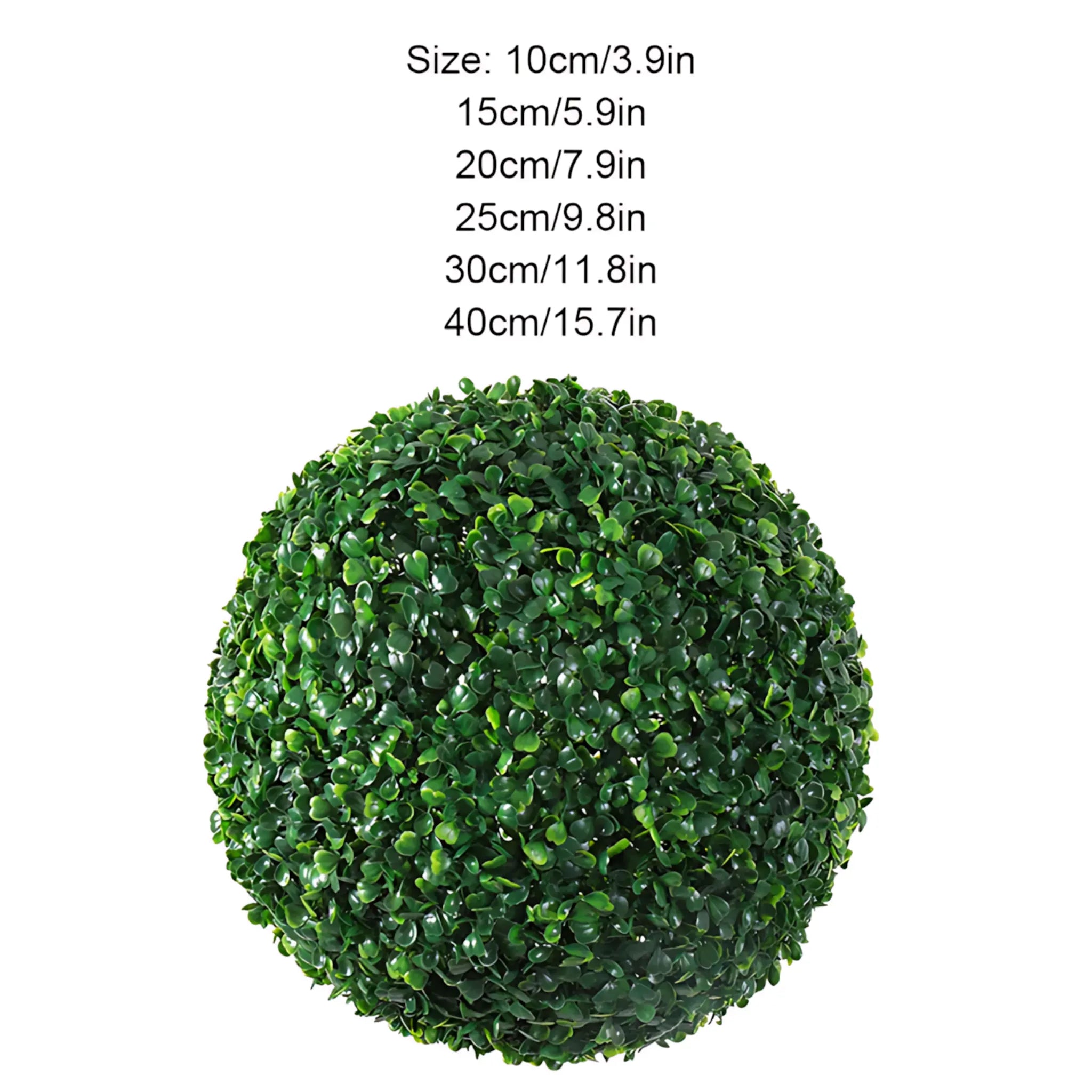 Artificial Grass Ball – Lush 40cm Dome Plant for Indoor & Outdoor Decor Artificial Grass Ball