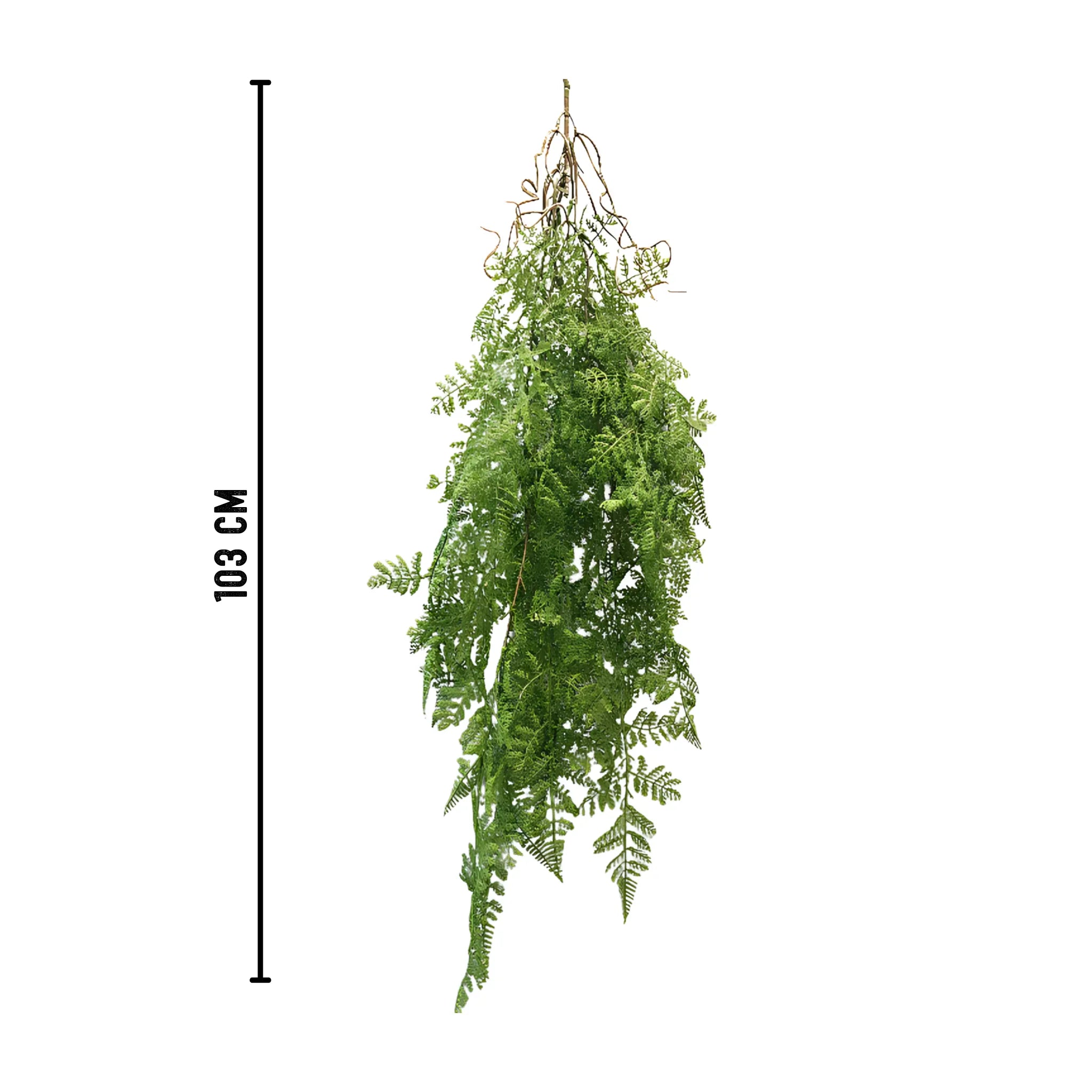 Artificial Hanging Ivy - Lifelike Rattan Vine for Home & Wedding Decor yangchi fern Artificial Plants