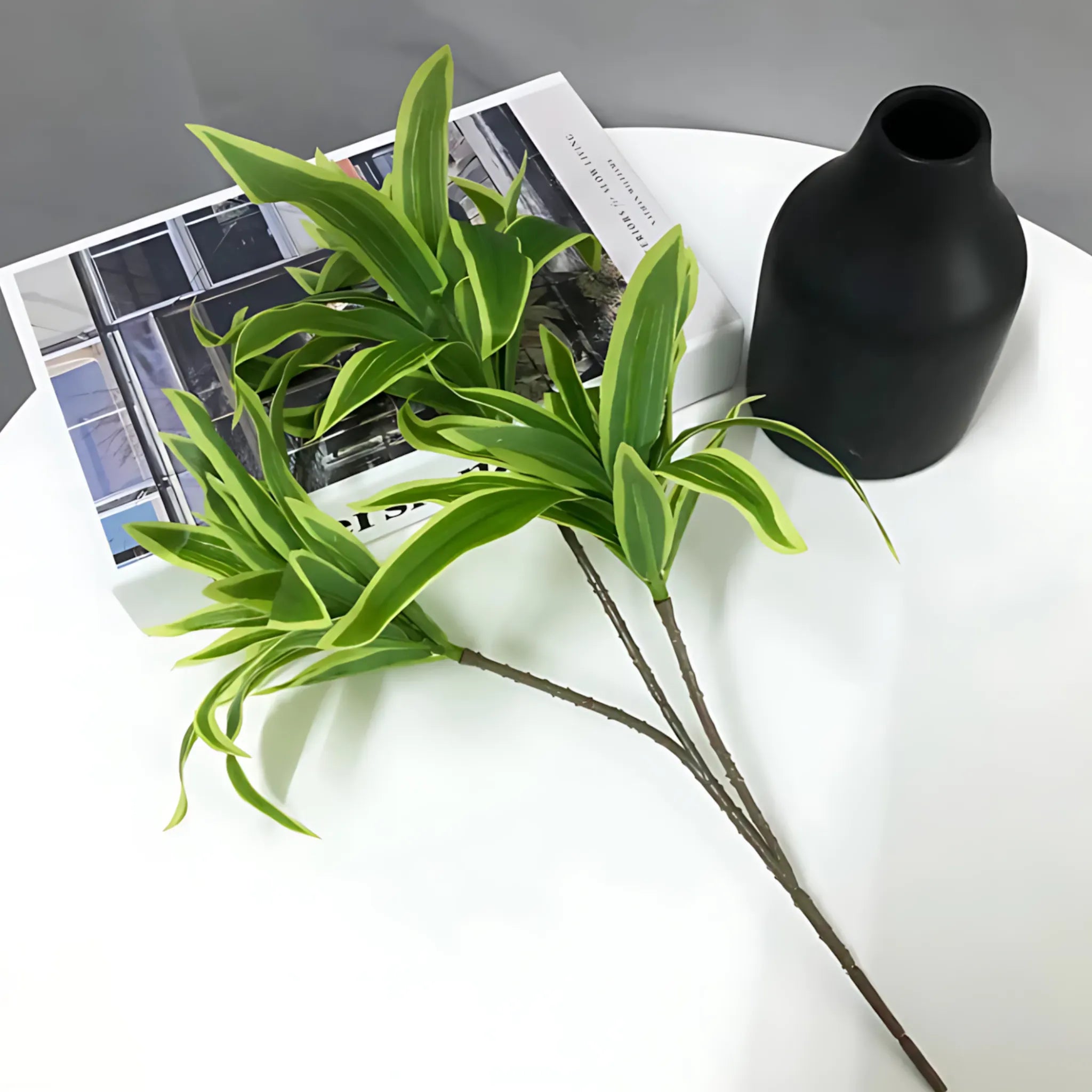 Artificial Palm Tree – 36cm Tropical Potted Plant for Home Decor Artificial Plants