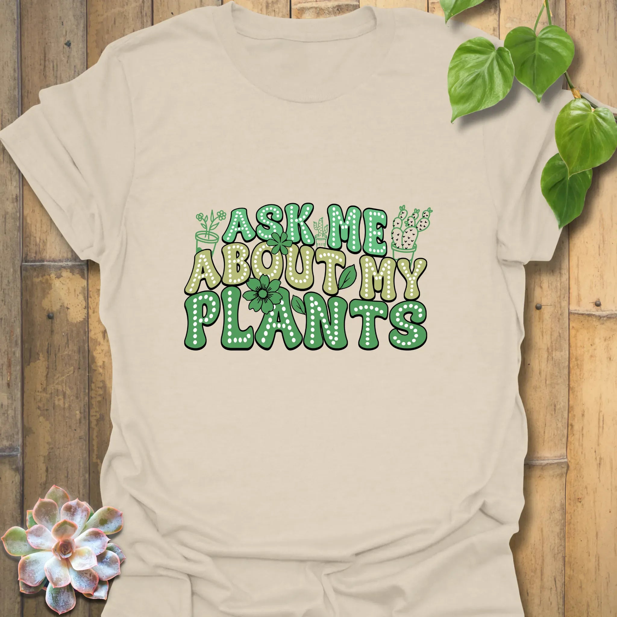 Ask Me T-shirt Natural / S T-Shirt