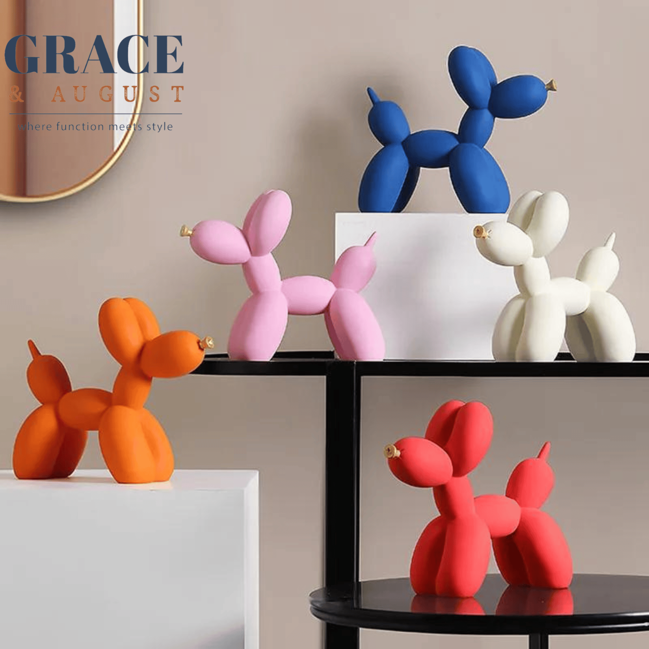 Balloon Dog Sculpture resin Art