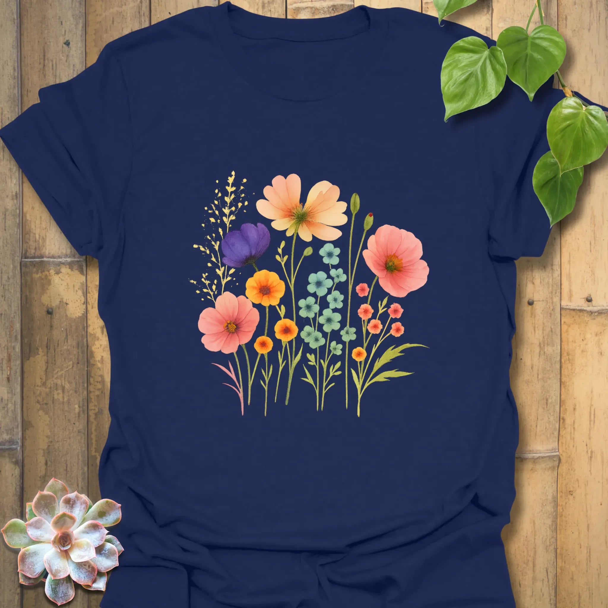 Beautiful Day T-shirt Navy / S T-Shirt