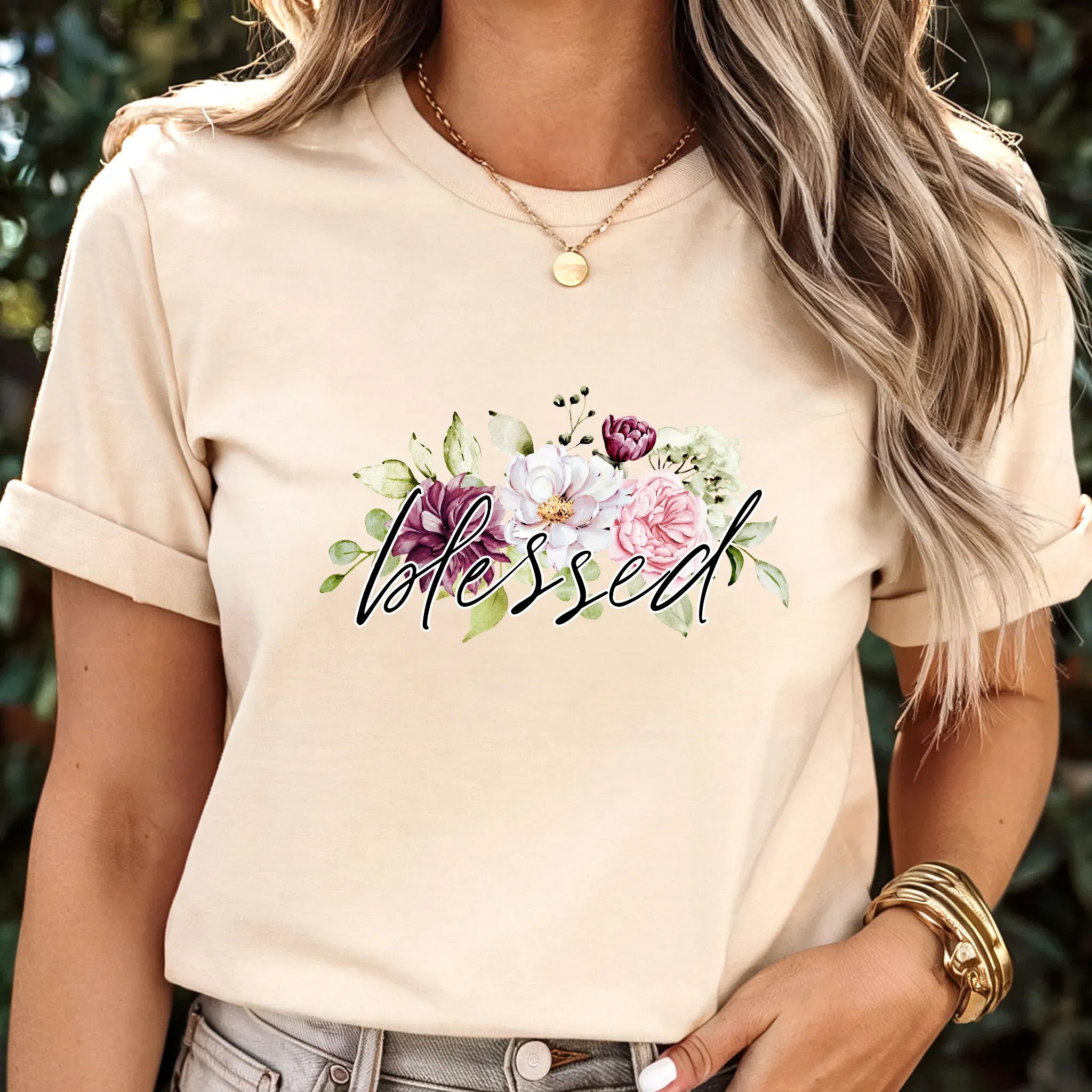 Blessed T-shirt Natural / S T-Shirt