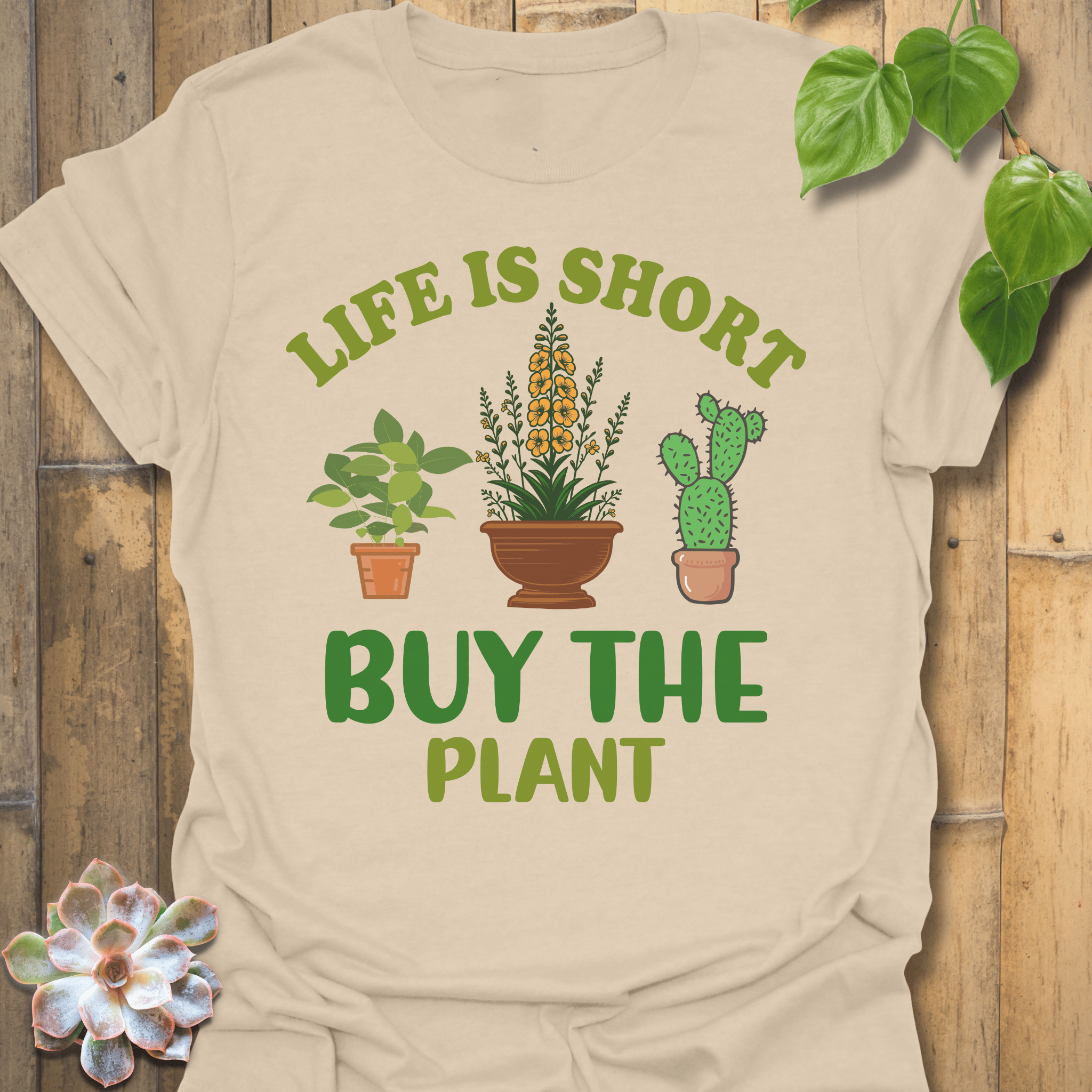 Buy The Plant T-shirt Sand / S T-Shirt