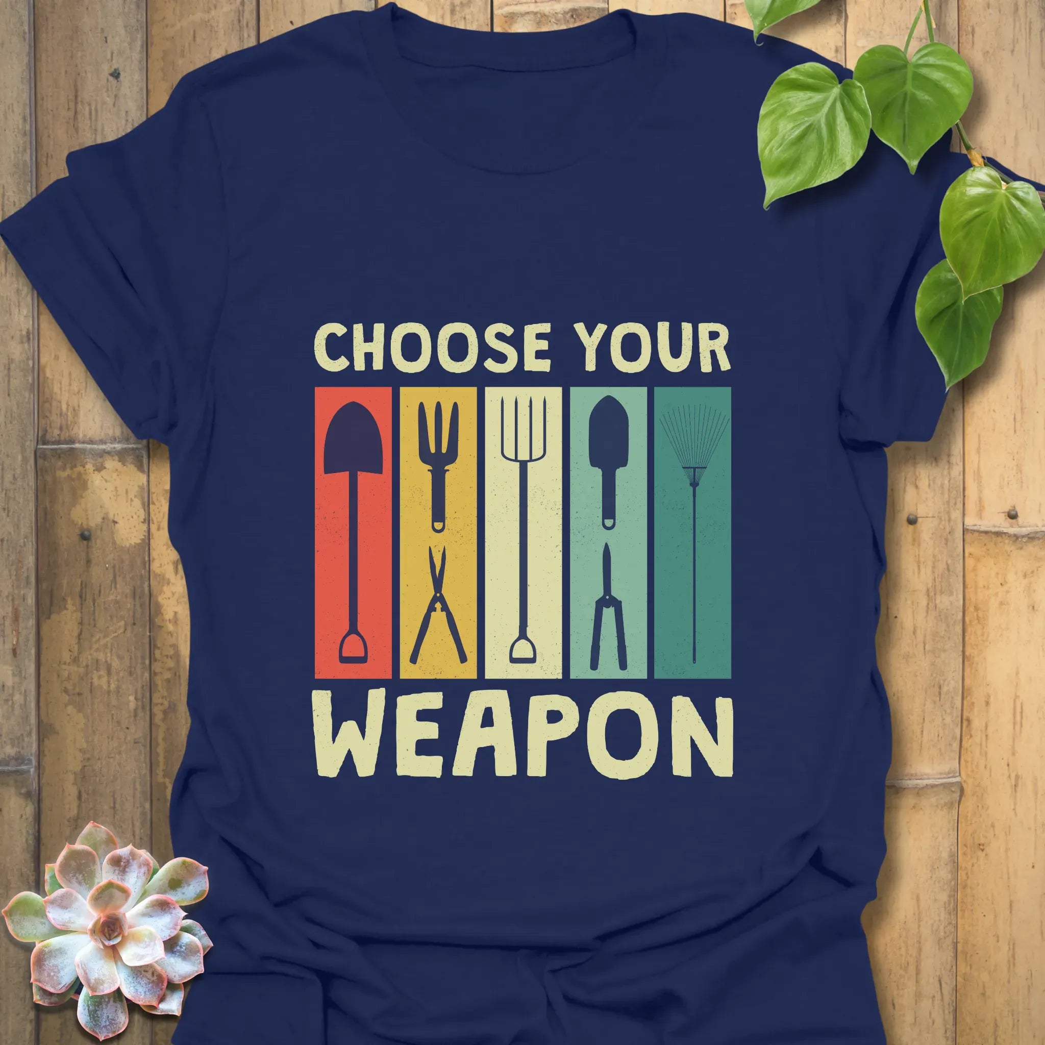 Choose Your Weapon T-shirt Navy / S T-Shirt