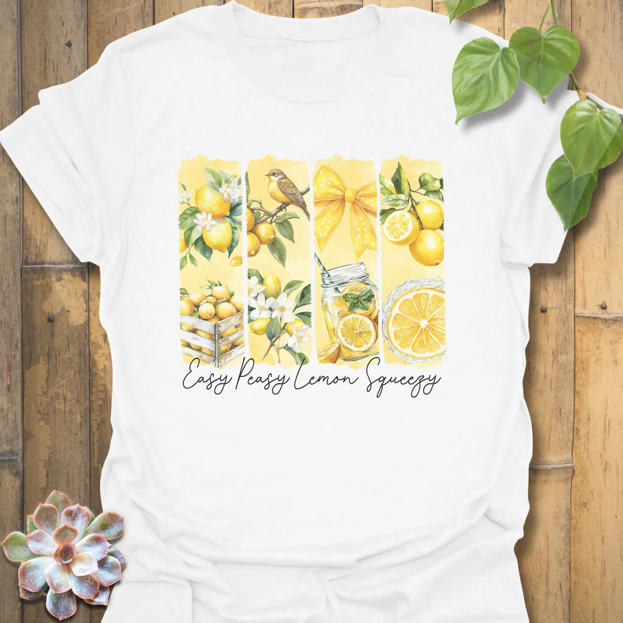 Easy Peazy Lemon Squeezy T-shirt White / S T-Shirt
