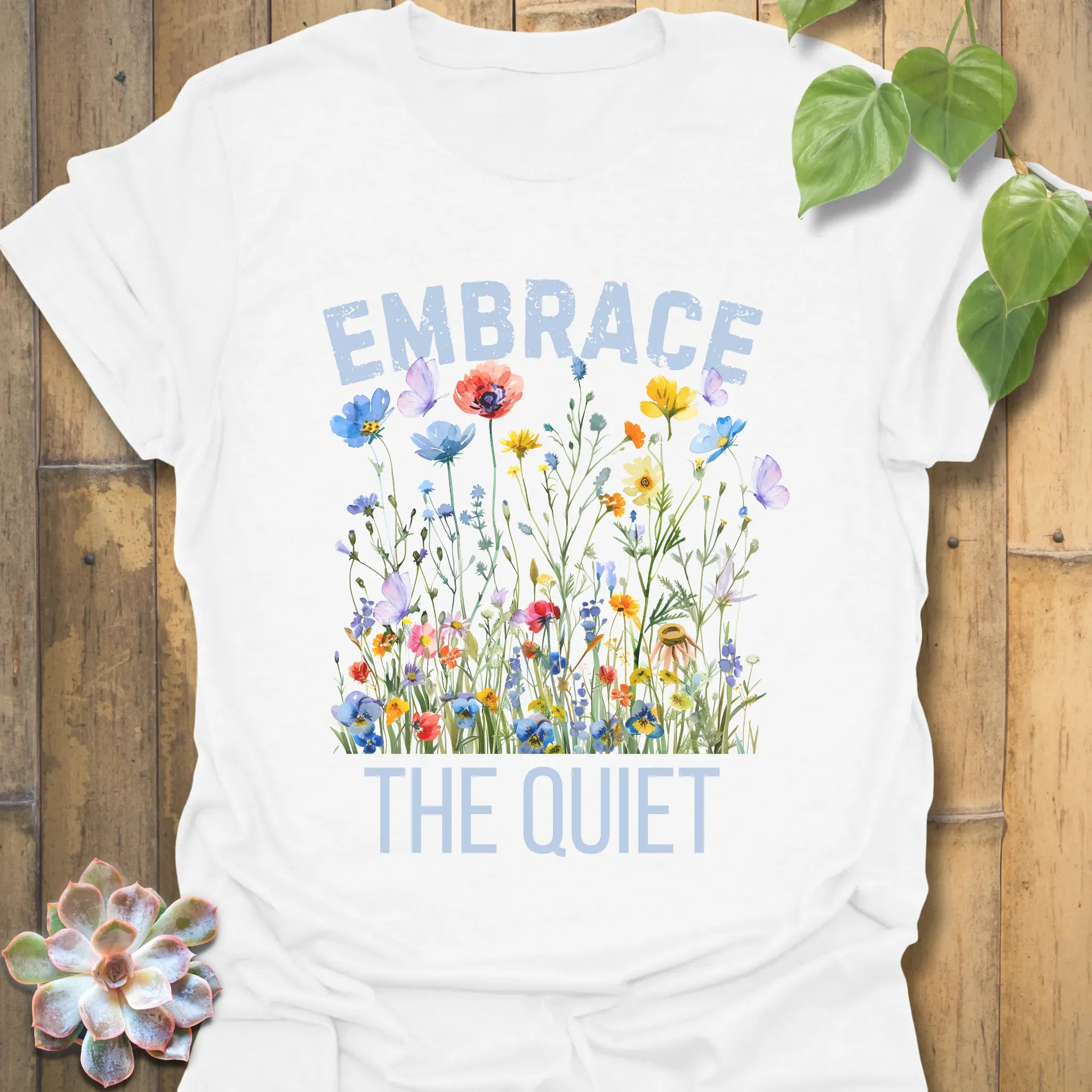 Embrace The Quiet T-shirt White / S T-Shirt