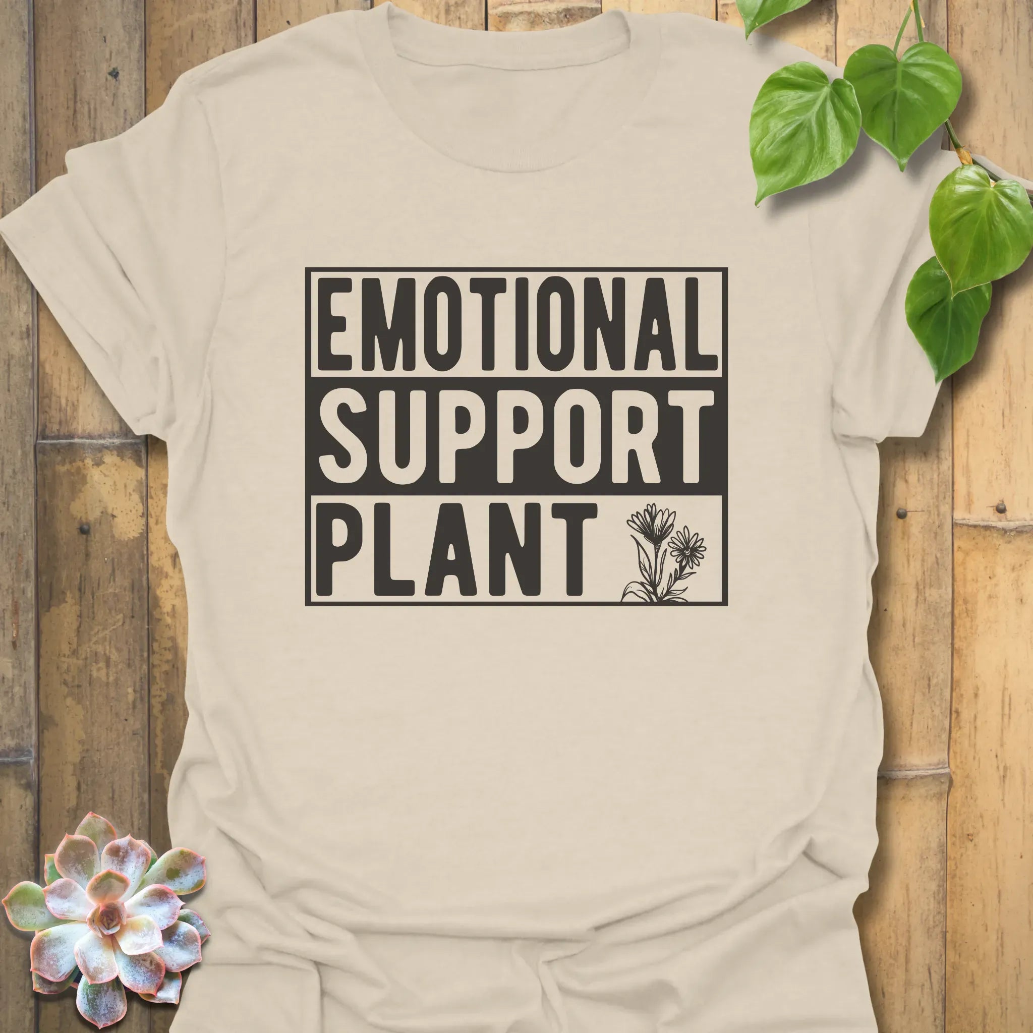 Emotional Support Plant T-Shirt Natural / S T-Shirt