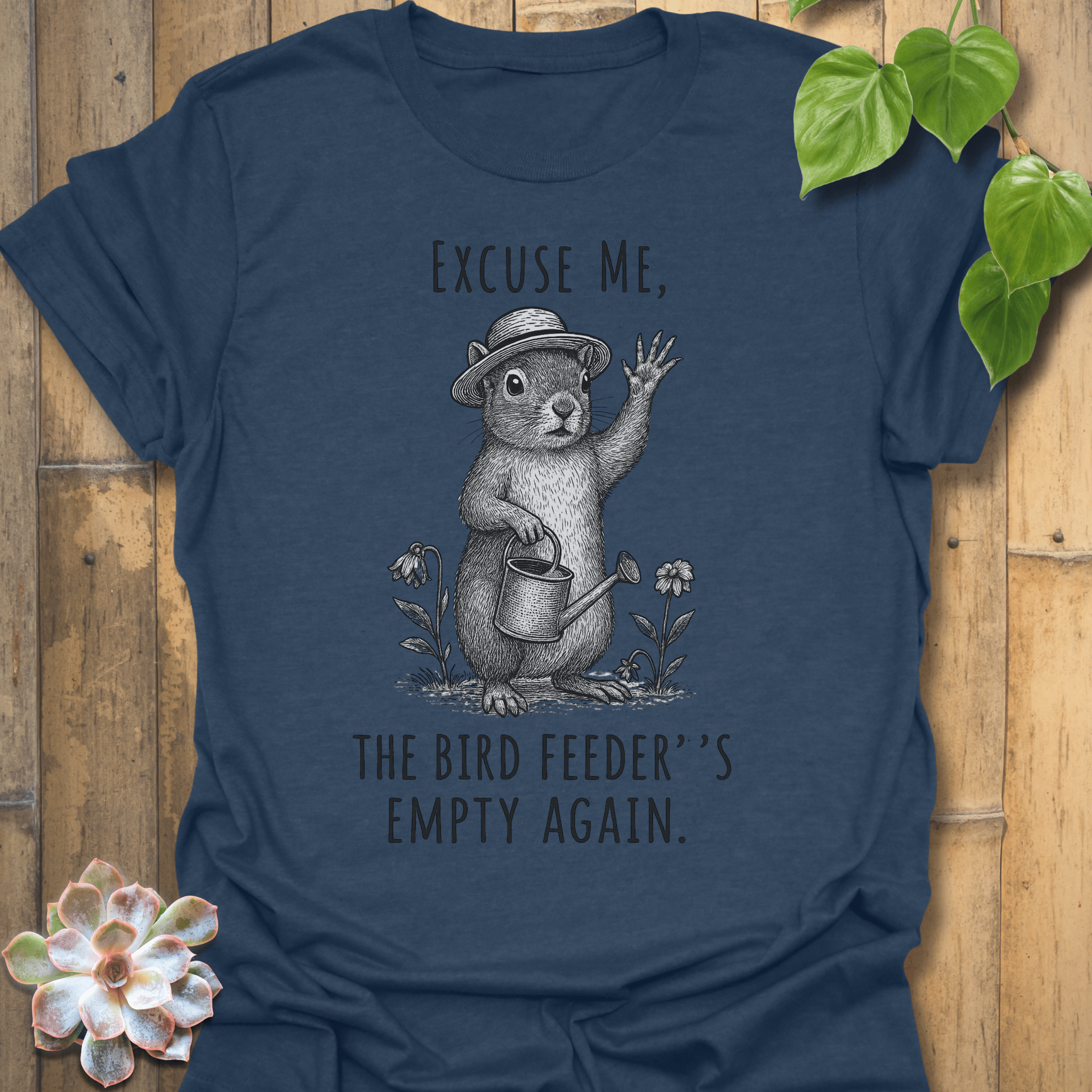 Excuse Me T-shirt Heather Navy / S T-Shirt
