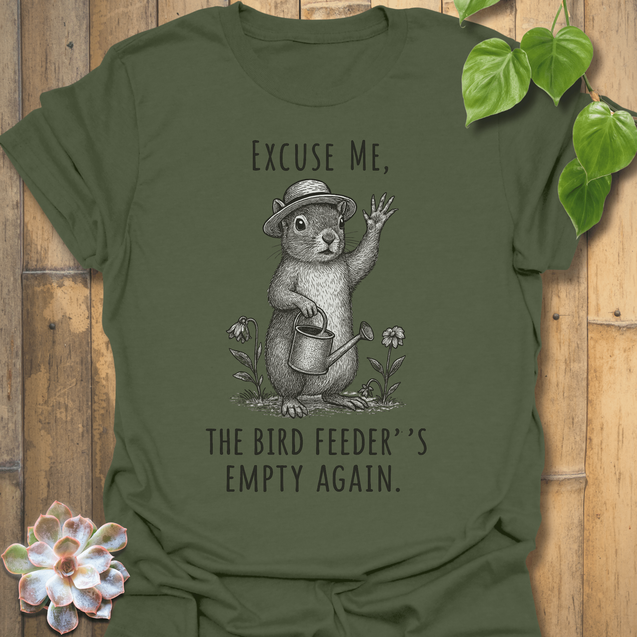 Excuse Me T-shirt Military Green / S T-Shirt