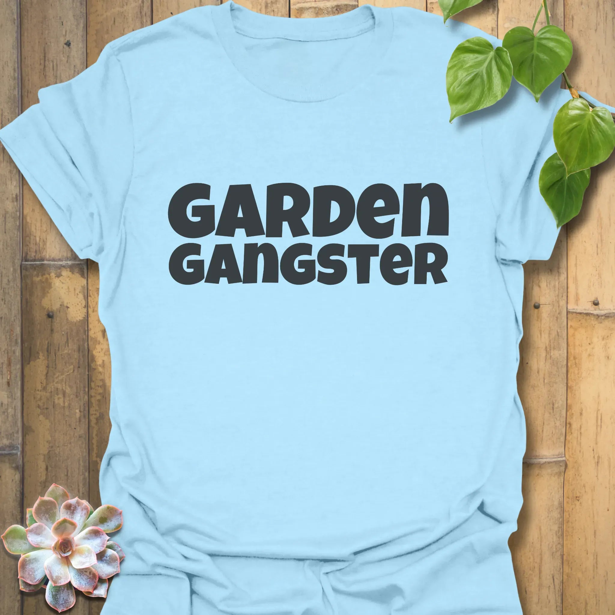 Garden Gangster T-shirt Light Blue / S T-Shirt