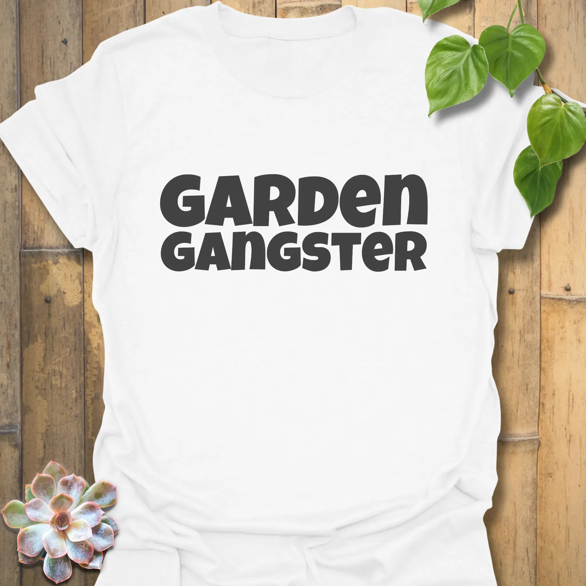 Garden Gangster T-shirt White / S T-Shirt
