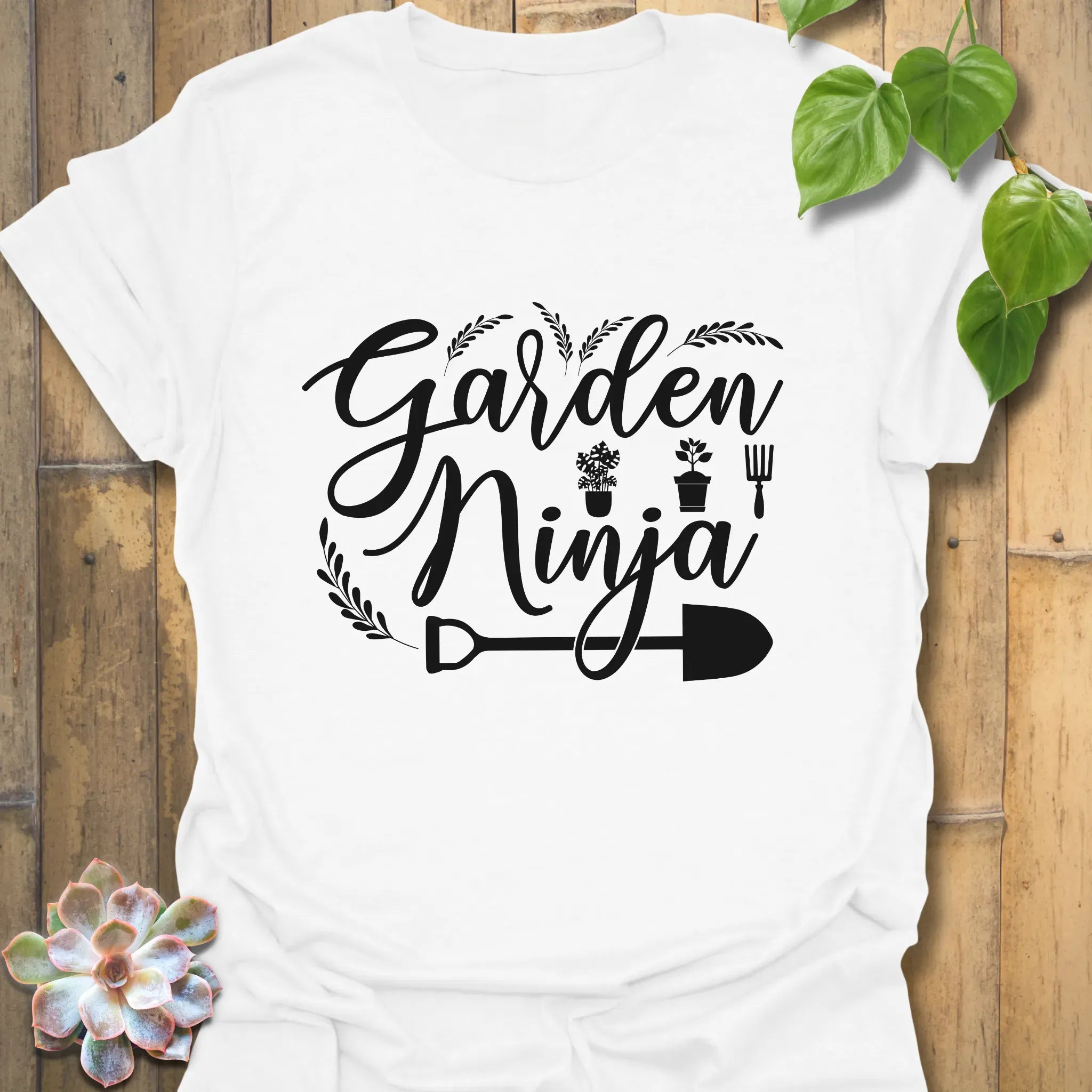 Garden Ninja T-shirt White / S T-Shirt
