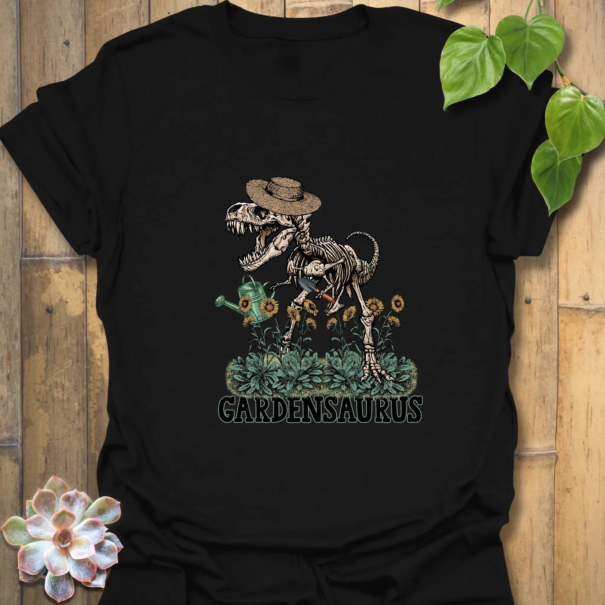 Gardensaurus T-shirt Black / S T-Shirt