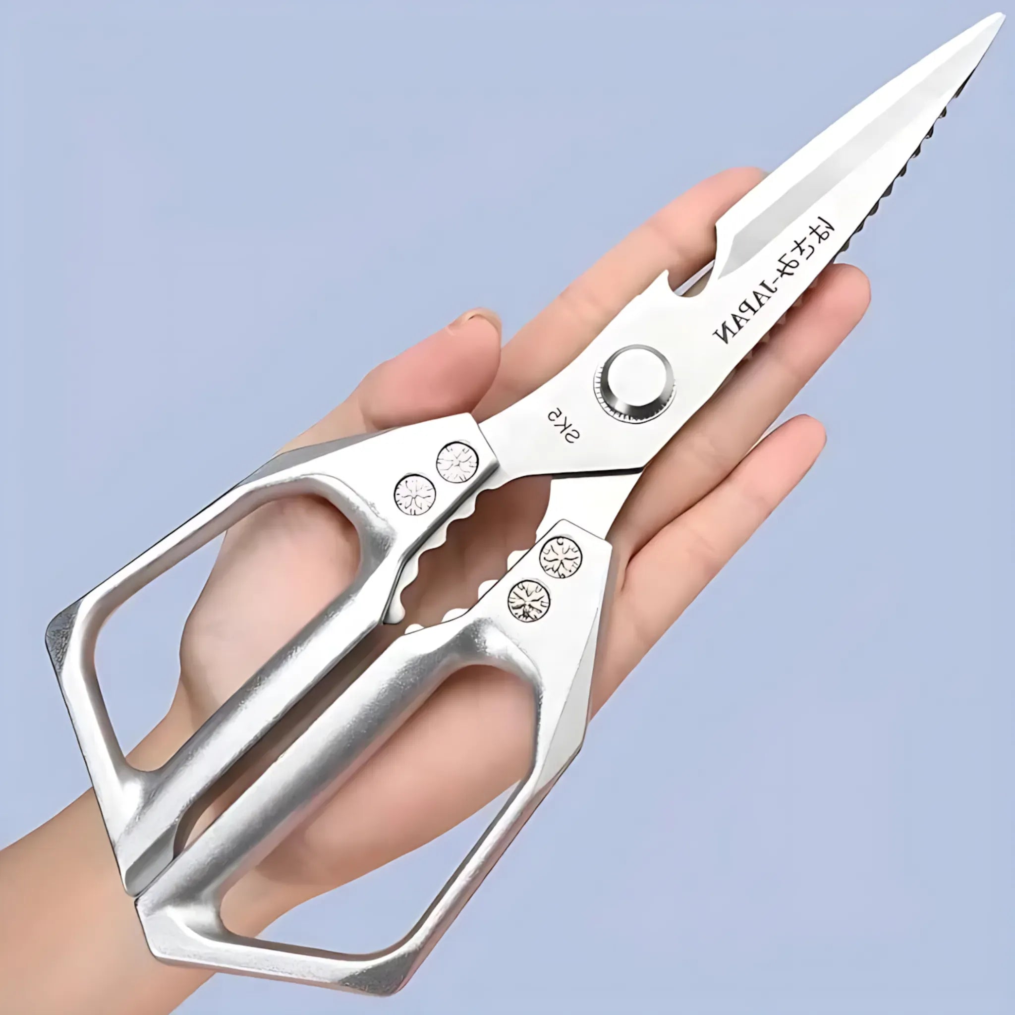 Heavy-Duty Kitchen Scissors - Stainless Steel Multi-Purpose Shears Kitchen Scissors