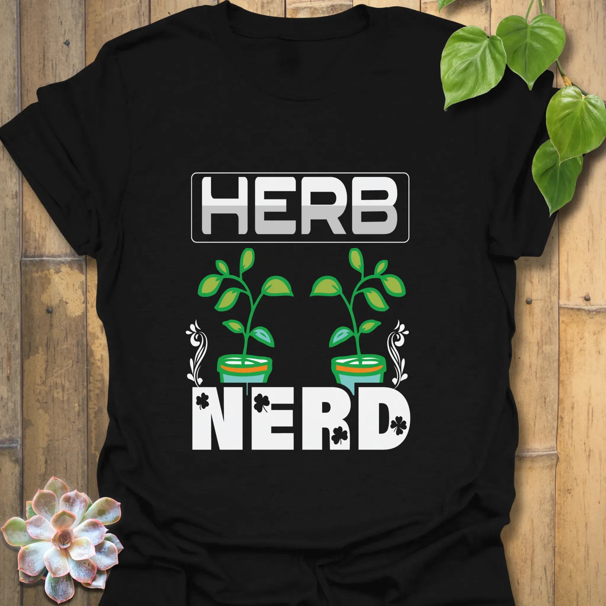 Herb Nerd T-shirt Black / S T-Shirt