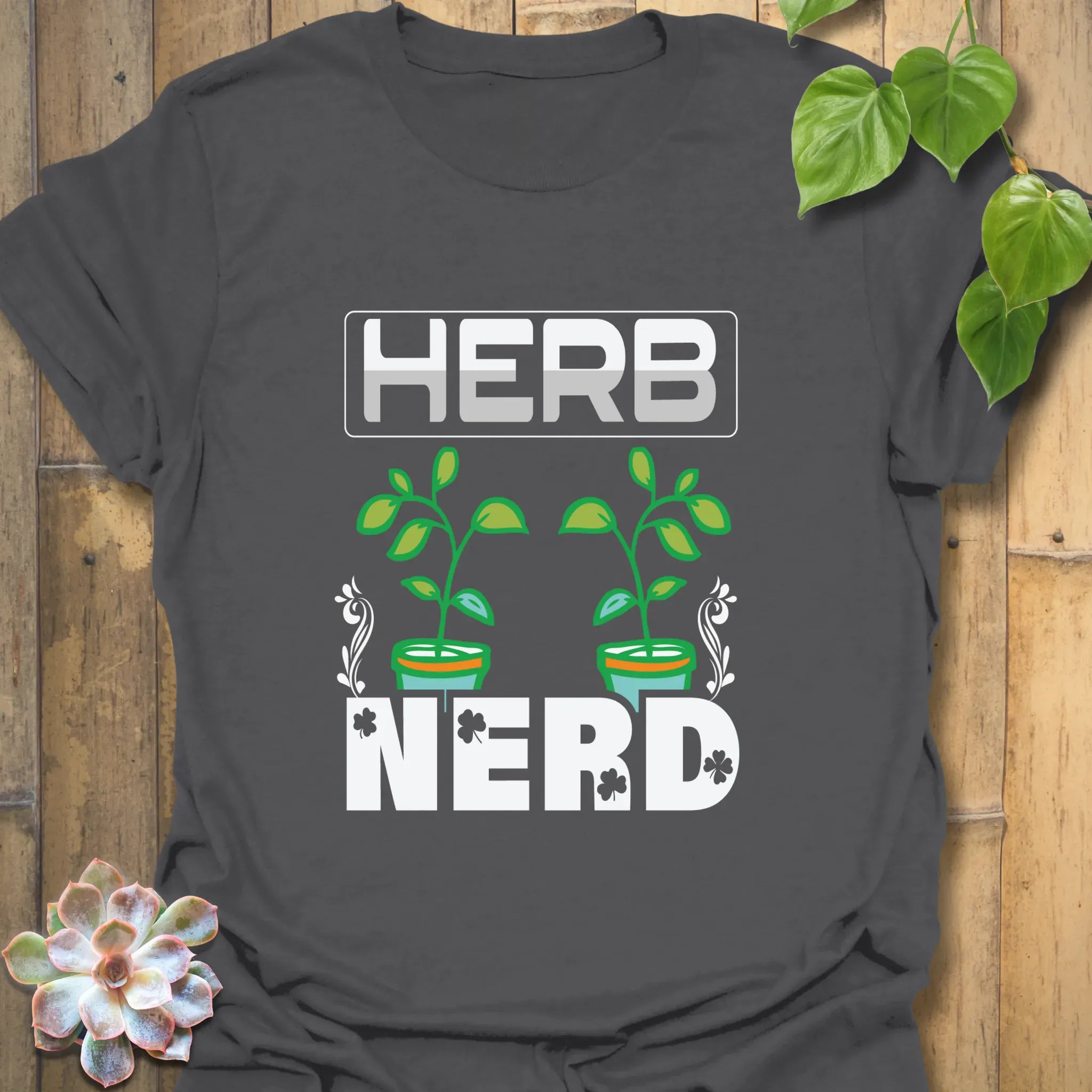 Herb Nerd T-shirt Charcoal / S T-Shirt
