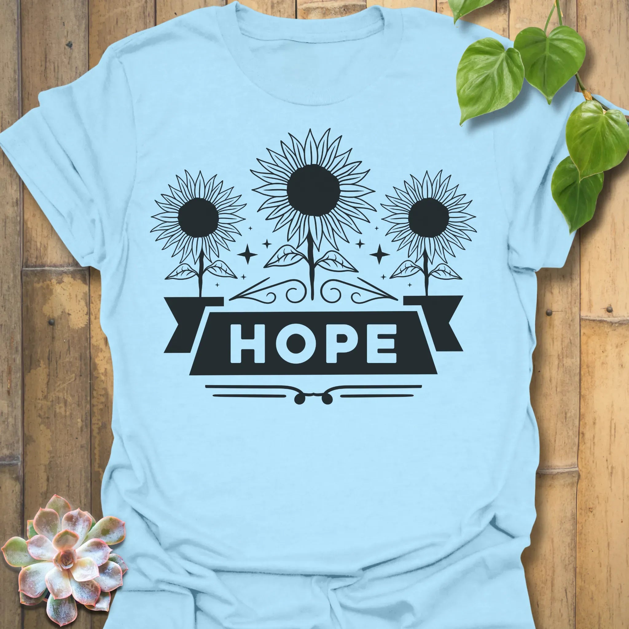 Hope T-shirt Light Blue / S T-Shirt