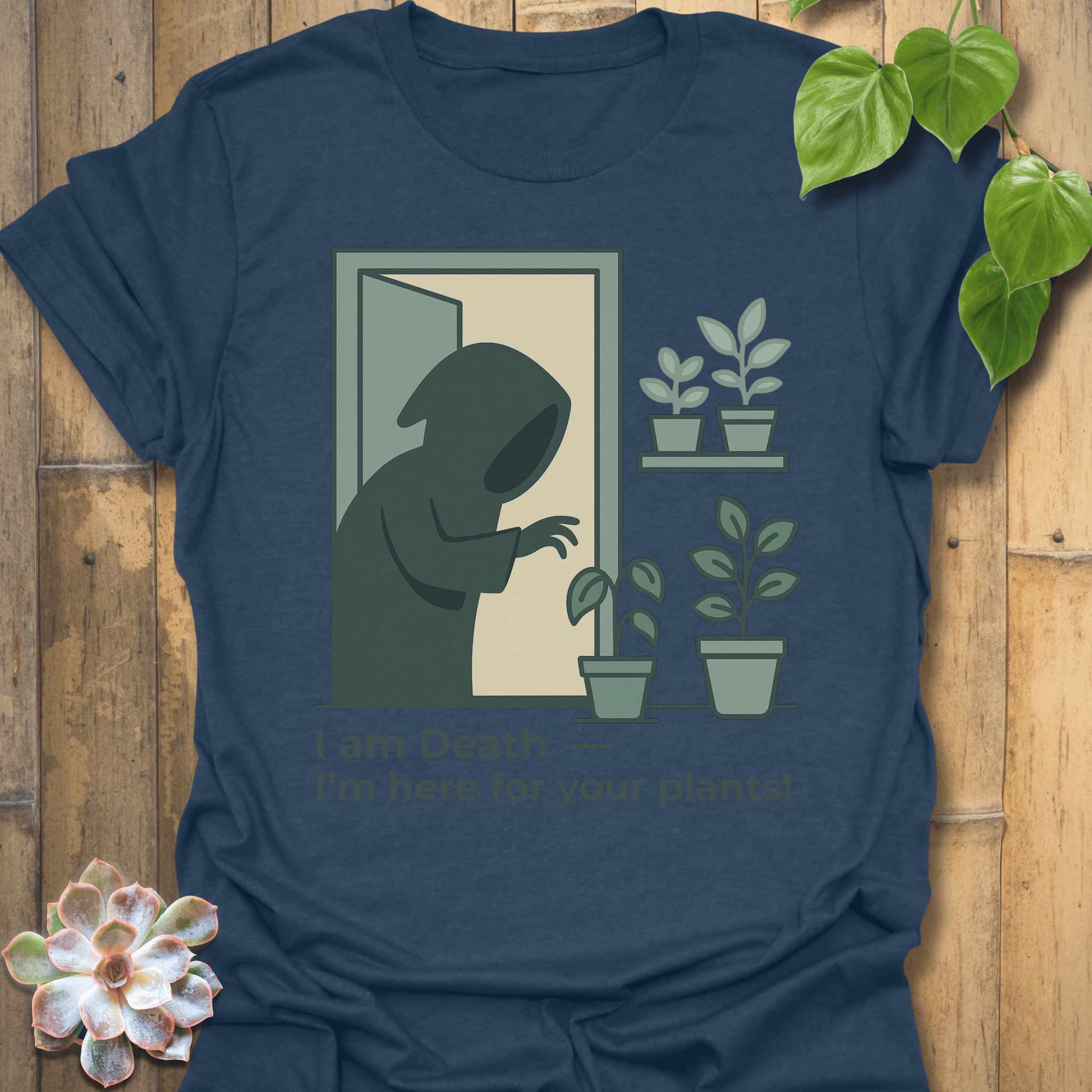 I am Death T-shirt Heather Navy / S T-Shirt