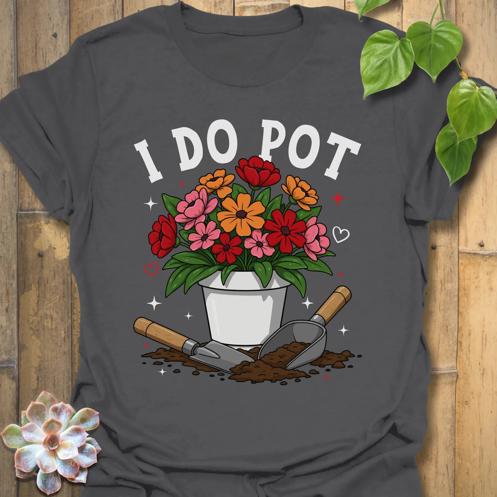 I Do Pot T-Shirt Charcoal / S T-Shirt