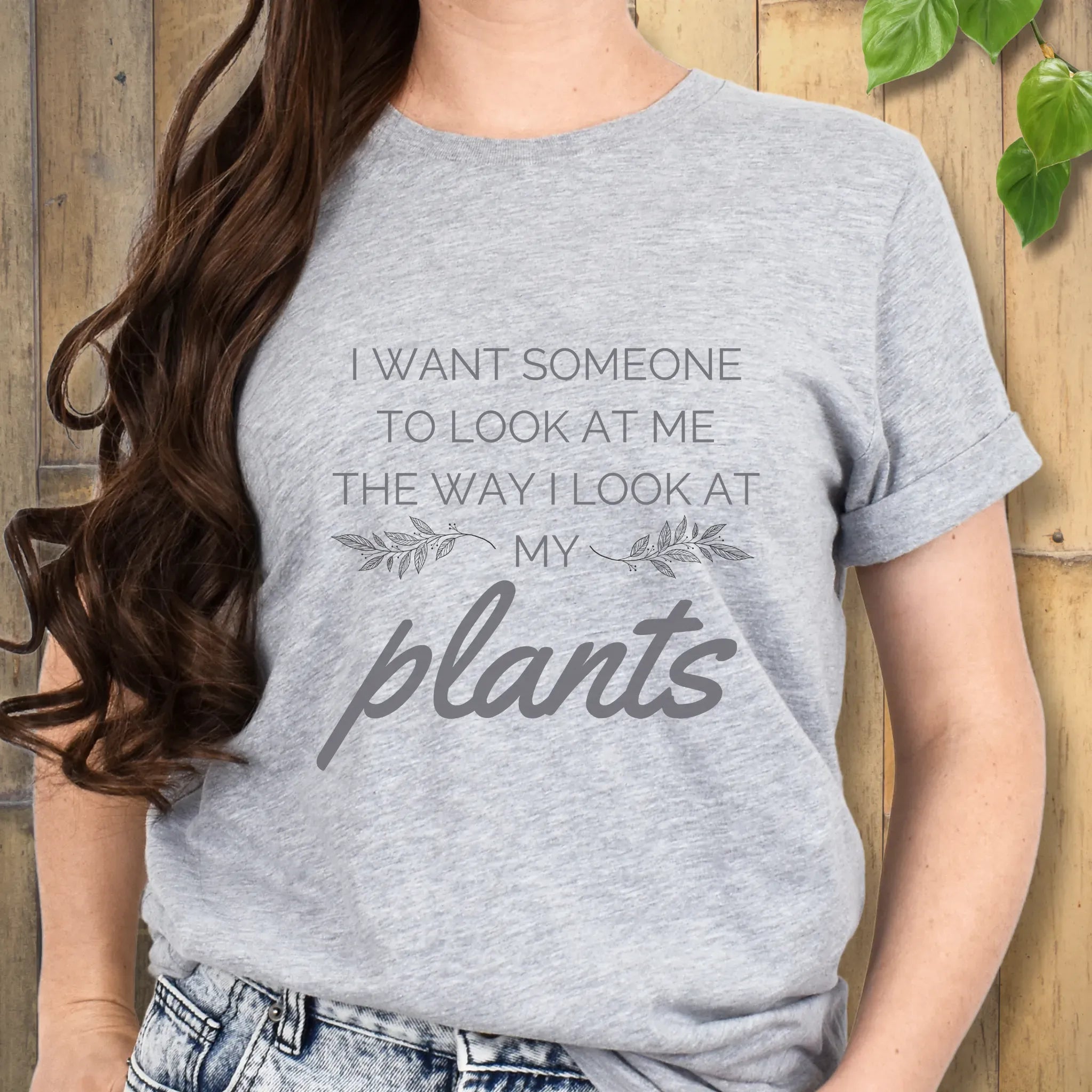 I Want Someone to Look Me T-Shirt Sport Grey / S T-Shirt