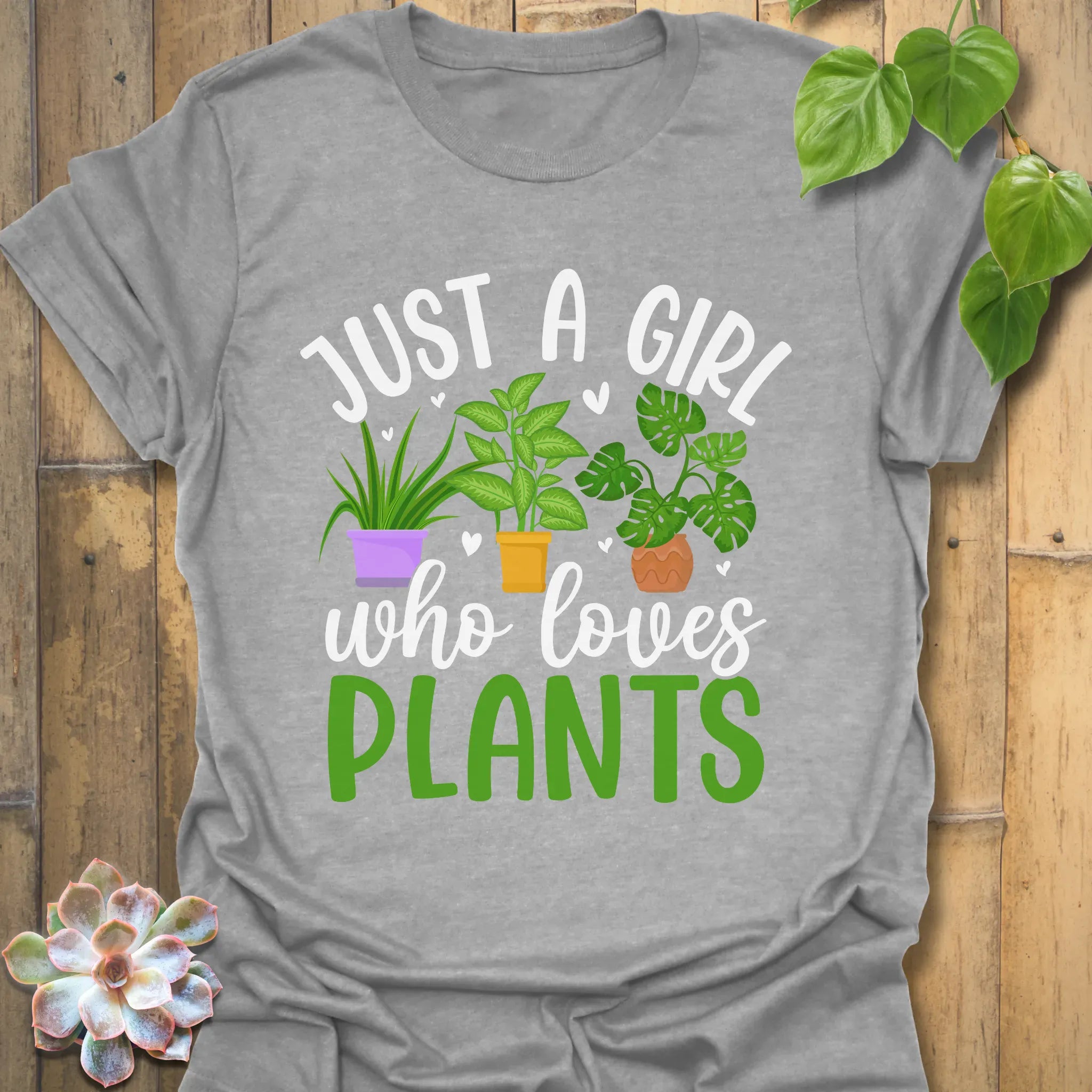 Just A Girl T-shirt Sport Grey / S T-Shirt