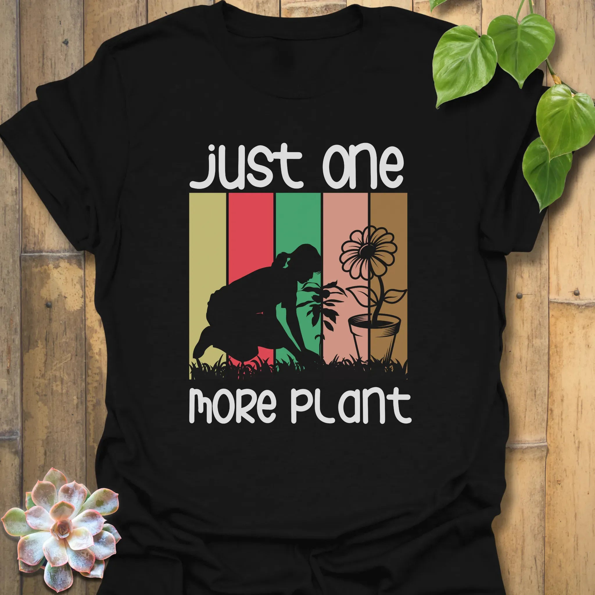 Just One More Plant T-shirt Black / S T-Shirt