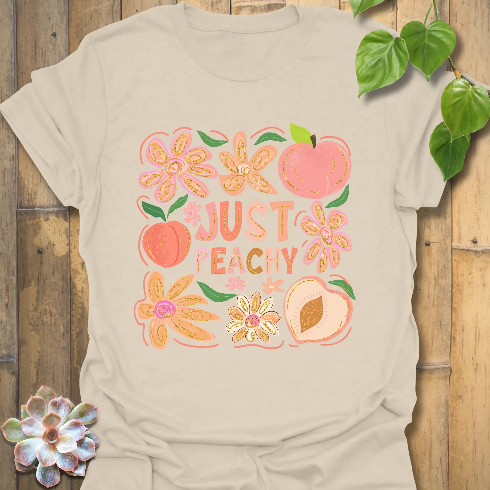 Just Peachy T-Shirt Natural / S T-Shirt