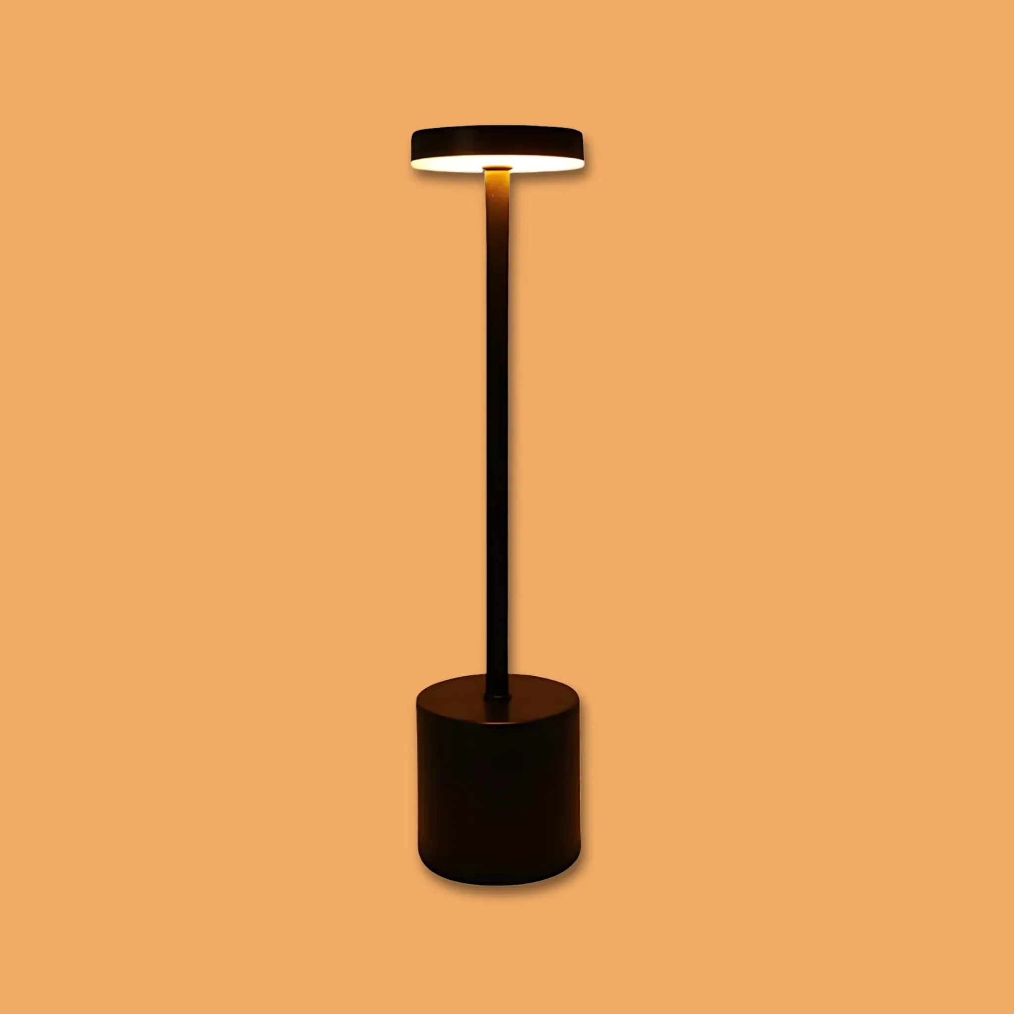 LED Touch Table Lamp – Rechargeable Metal Bedside Light Black / changeable Table Lamp