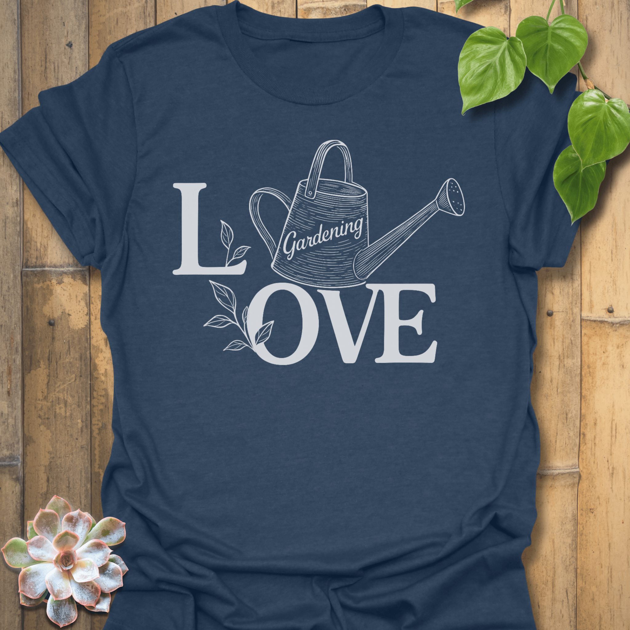 Love Gardening T-shirt Heather Navy / S T-Shirt
