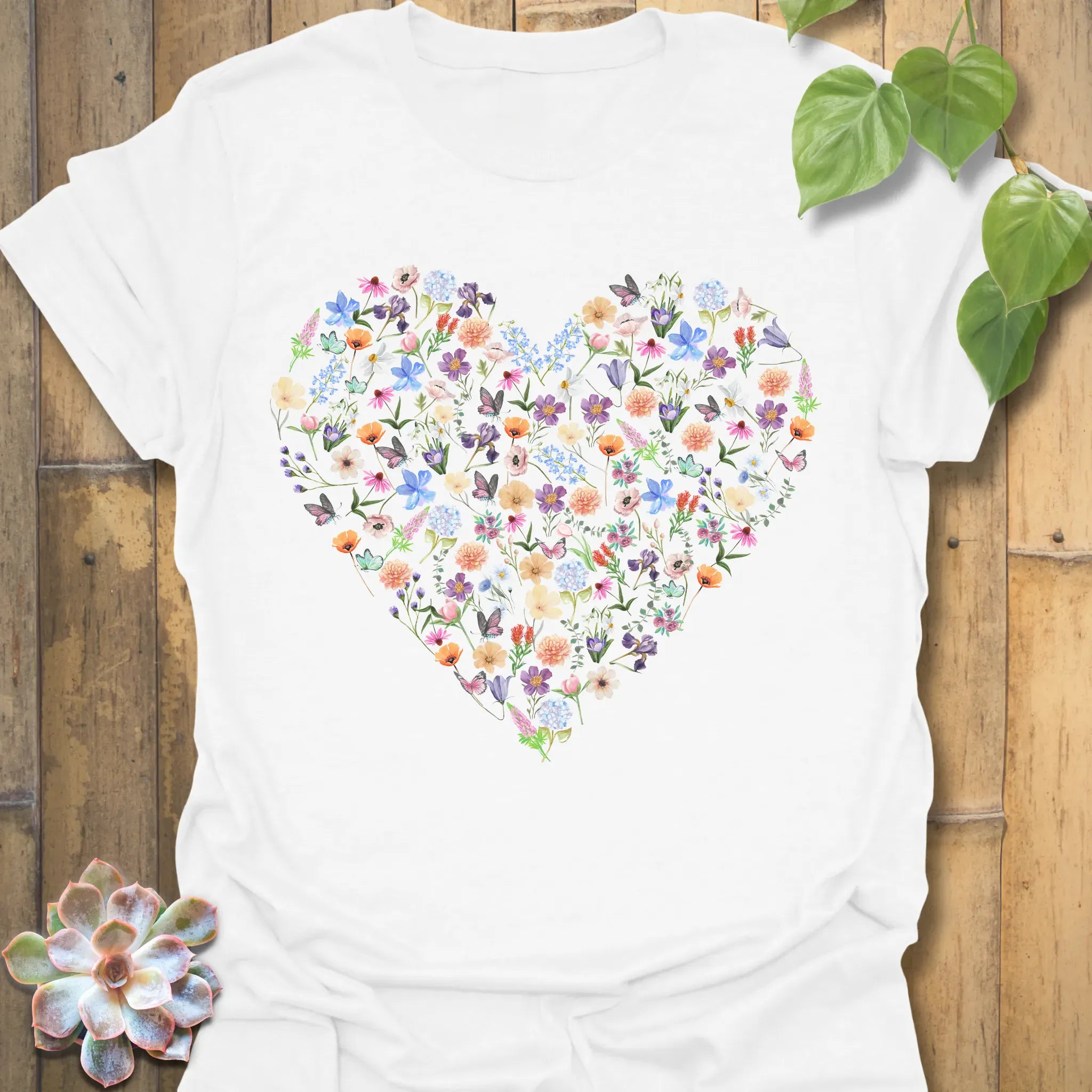 Loveheart T-shirt White / S T-Shirt