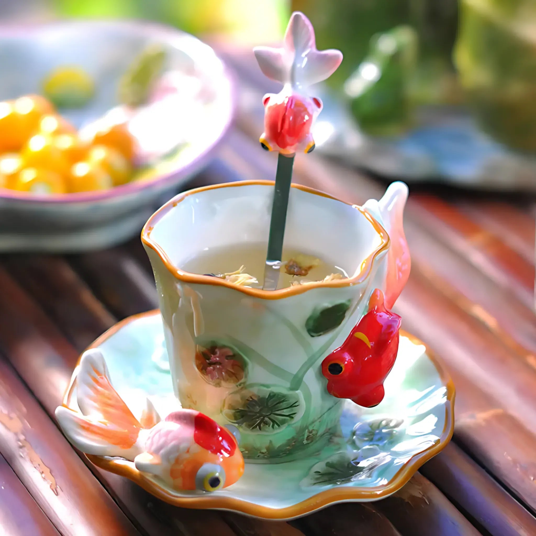 Luxury Ceramic Tea Cup & Saucer Set - Elegant Floral Design G-150ml / 101-200ml Ceramic Cups