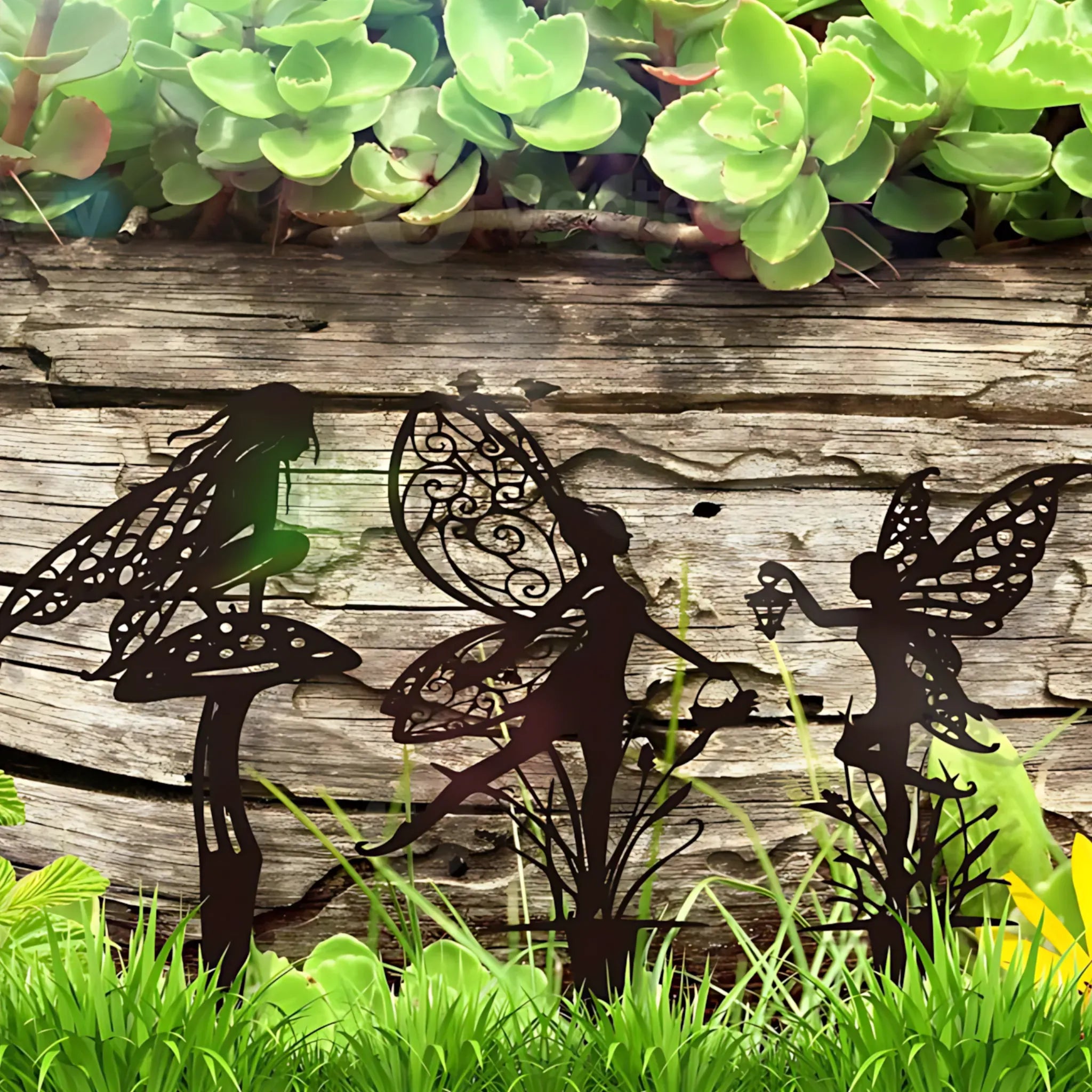 Magical Metal Garden Fairy – Whimsical Outdoor Decor for Lawn & Patio Garden Ornaments