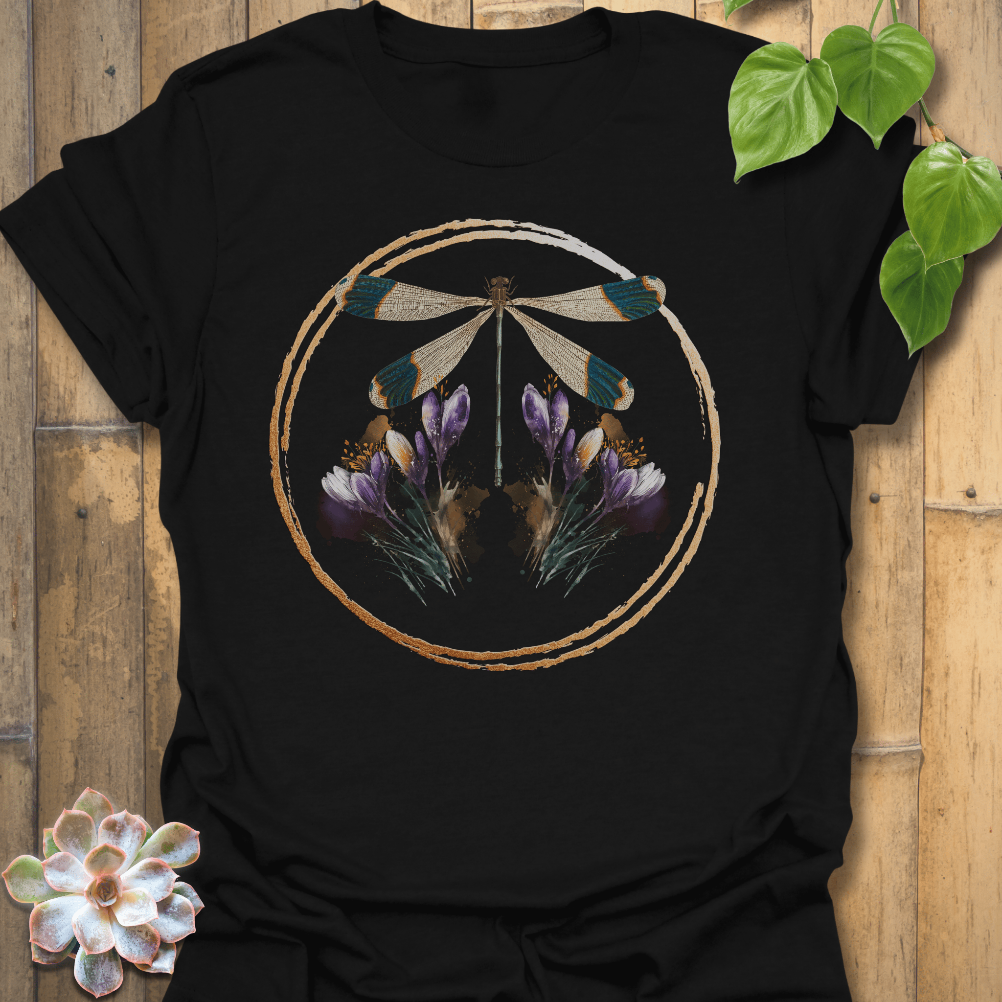 Meadow Circle T-shirt Black / S T-Shirt
