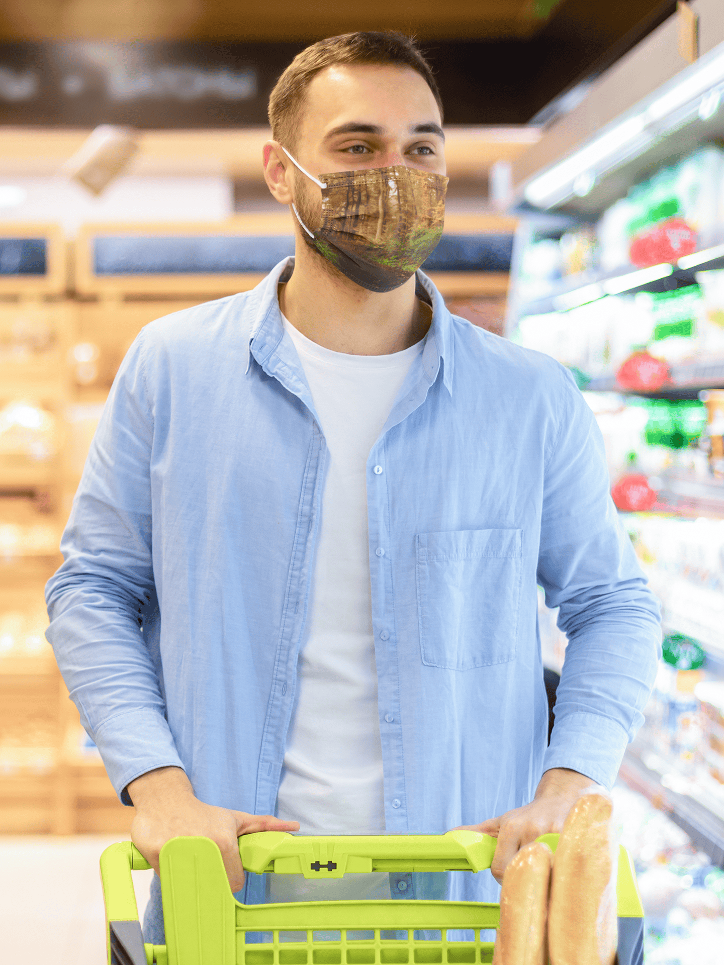 Medical Face Masks | Disposable Masks | Autumn Forest 10x10 Pack Adult Face masks