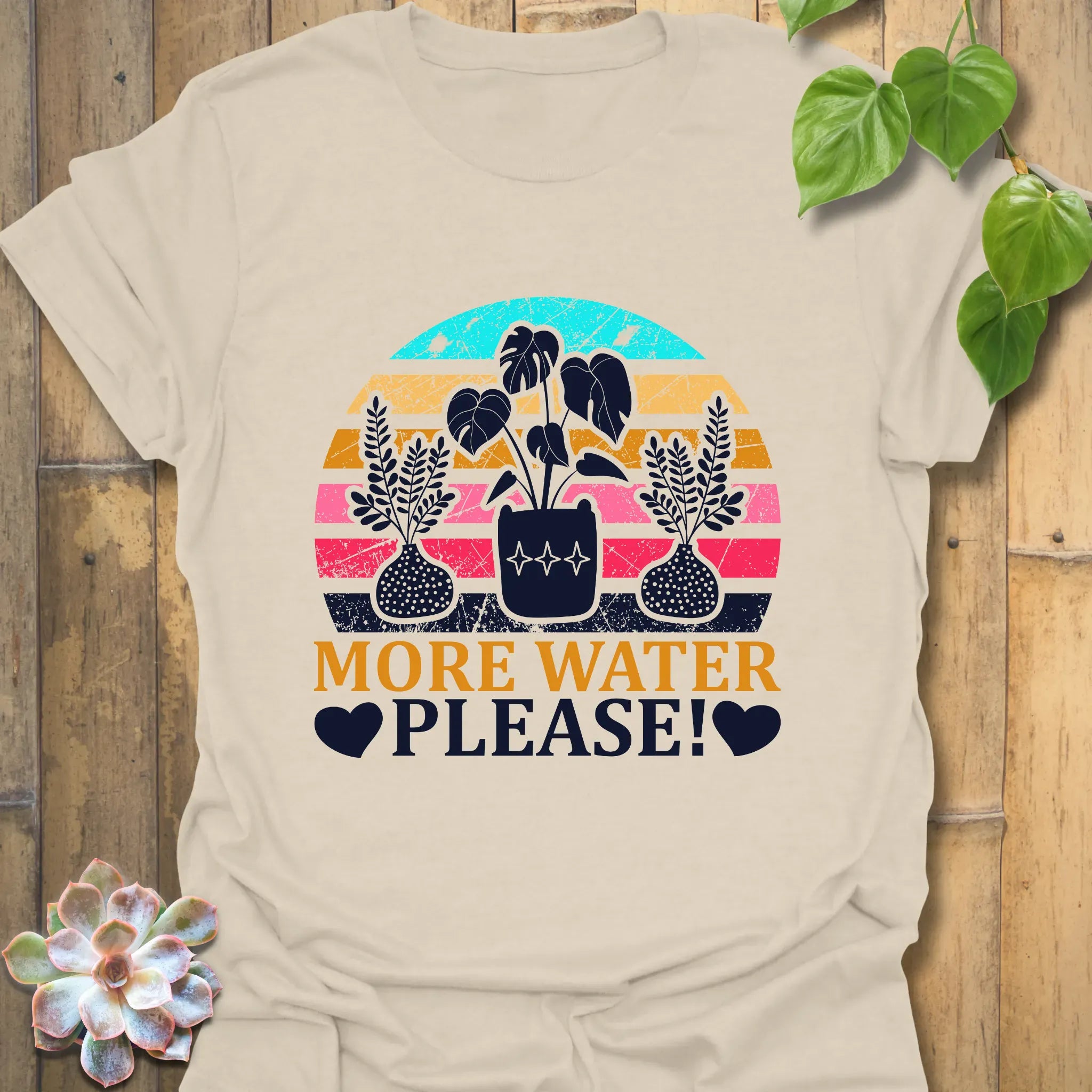 More Water Please T-shirt Natural / S T-Shirt