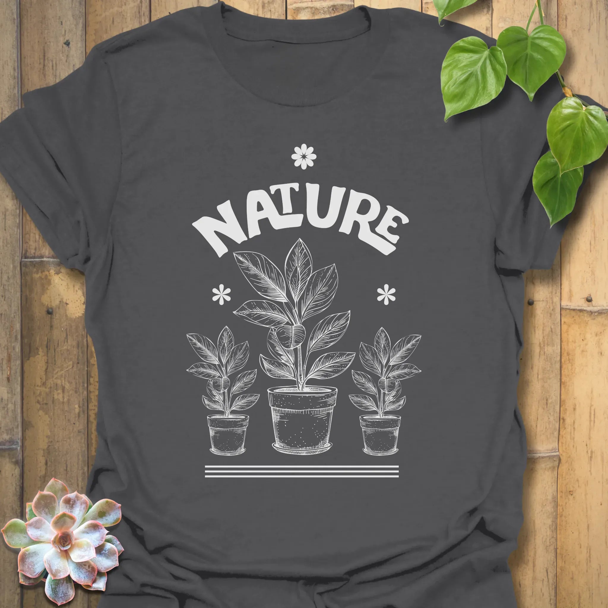 Nature T-shirt Charcoal / S T-Shirt